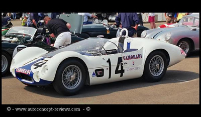 Maserati Birdcage Camoradi Streamlined T61 Le Mans 19601